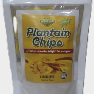 Unripe Planatain Chips 80g pouch x 12pcs per pack
